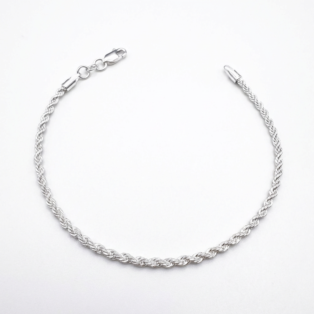 Pulsera Turbillón - 2,5mm – Silver Ice 01