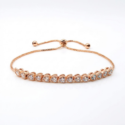 Pulsera Lazos de Amor - Oro Rosa – Silver Ice 01