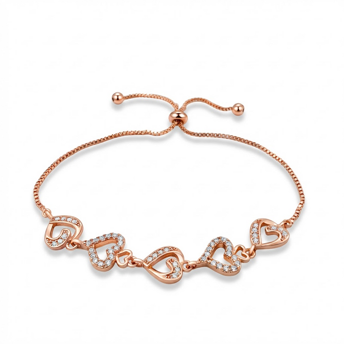 Pulsera Destello de Amor - Oro Rosa