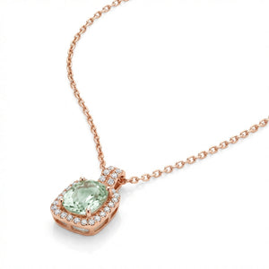 Cadena Cielo Celeste- Oro Goldfilled Rosa