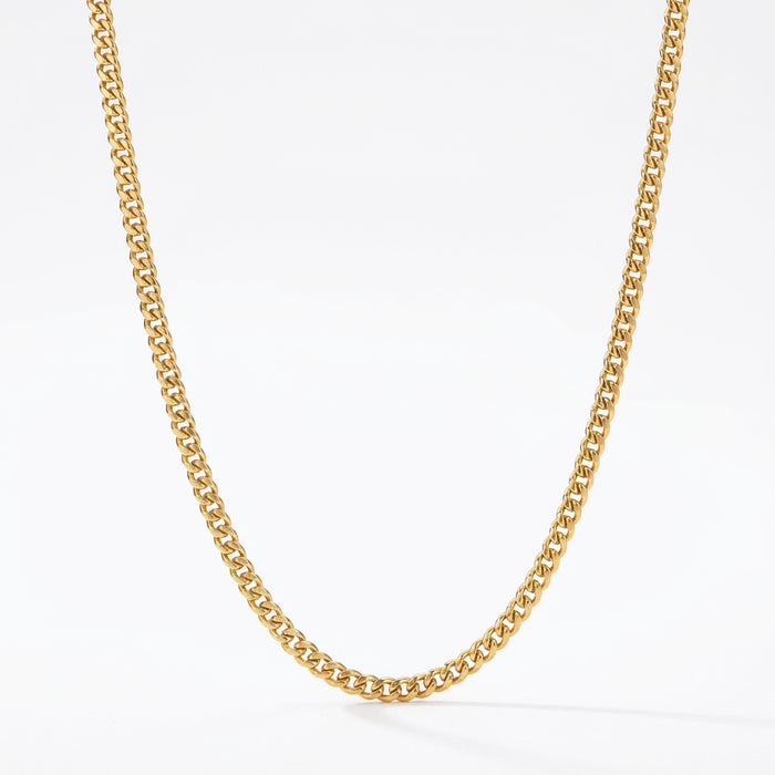 Cadena Cubana Oro – 2mm