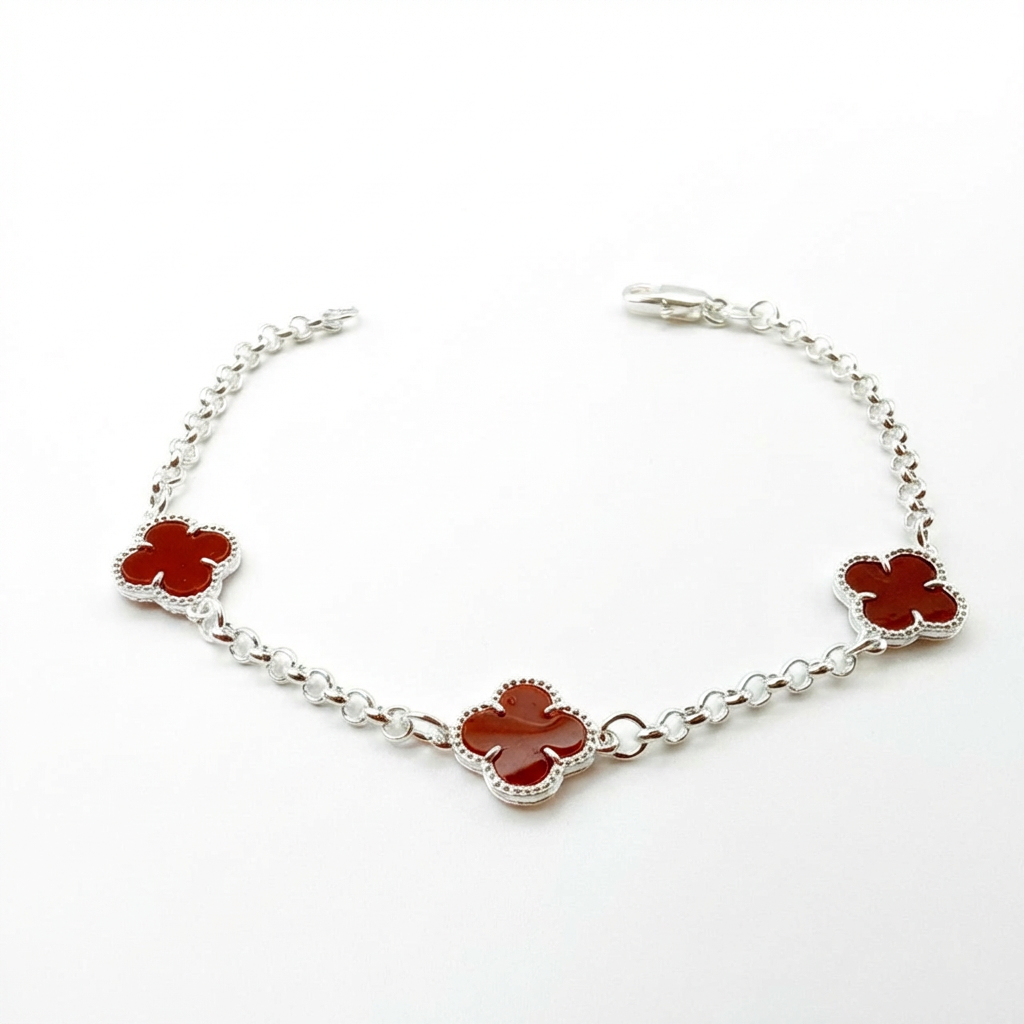 Pulsera Van Cleef Brown Plata 925 – Silver Ice 01