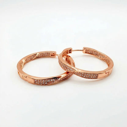 Aros Glow - Oro Rosa