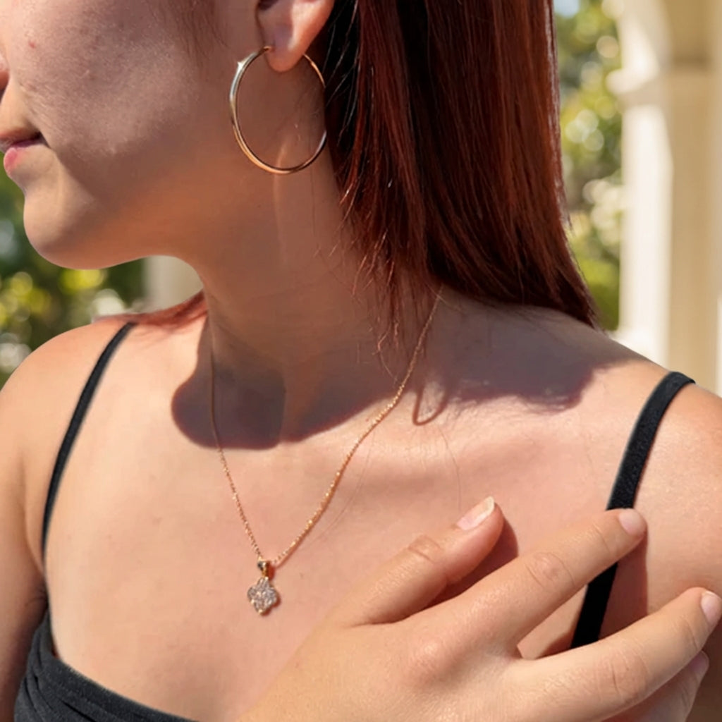 Aros Minimal - Oro Rosa