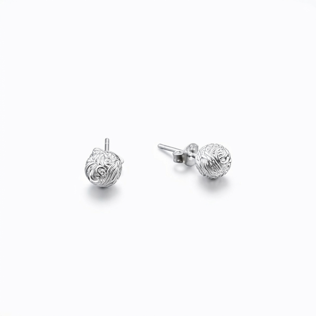 Aros Esfera Aurora- Plata 925