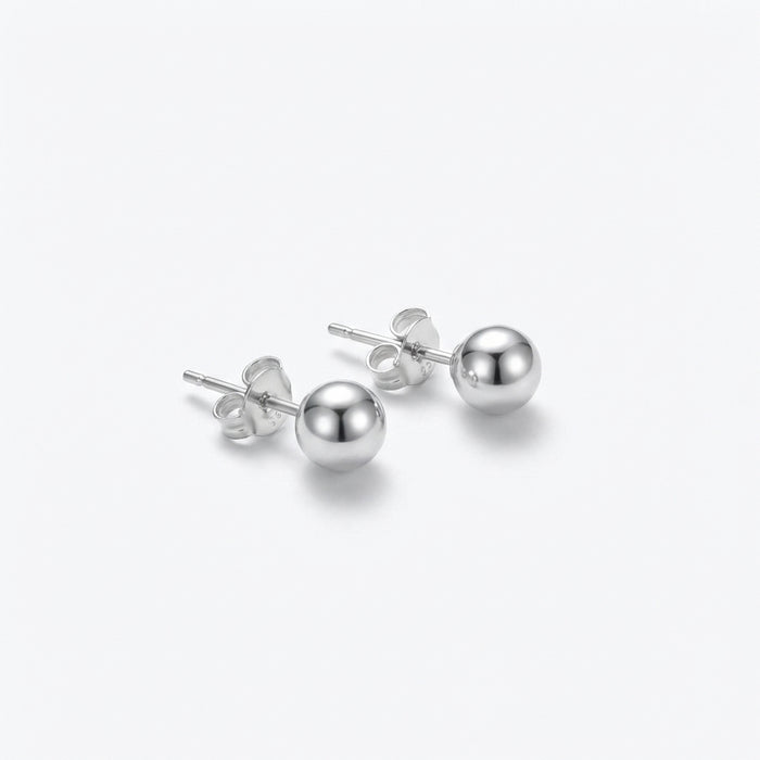 Aros Perla de Plata- Plata 925