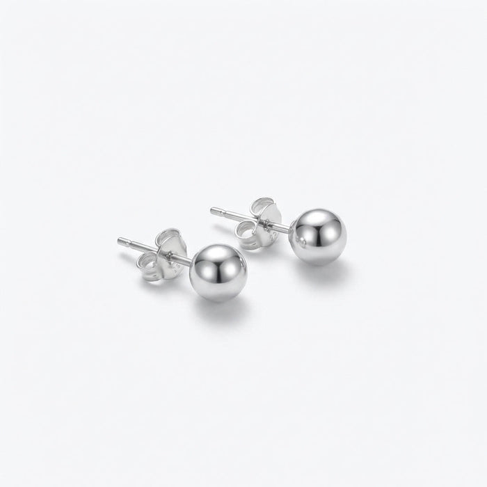 Aros Perla de Plata- Plata 925