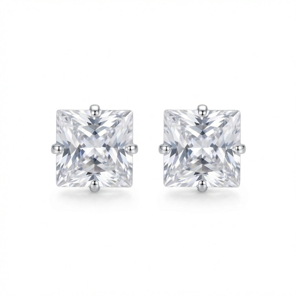 Aros Brillo Imperial - Plata 925