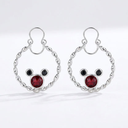 Aros Argolla Mouse - Plata 925