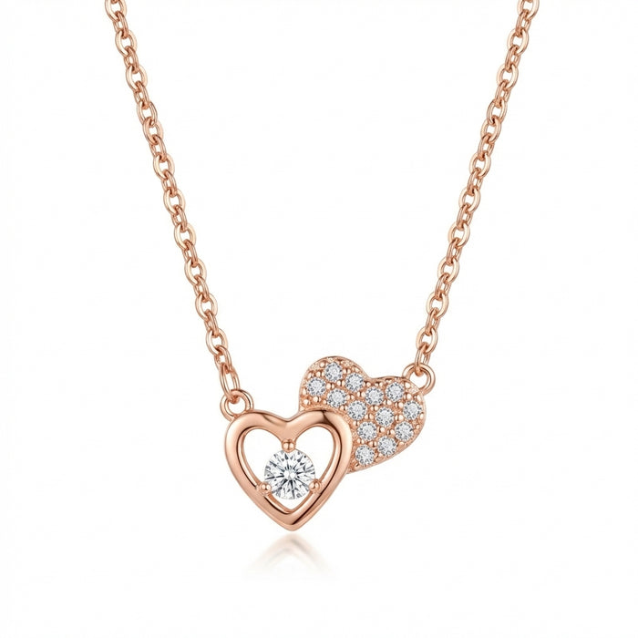 Cadena lazos de Amor - Oro Rosa