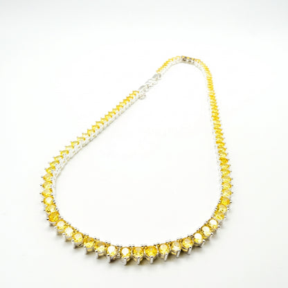 Collar Gotas de Luz circones amarillos