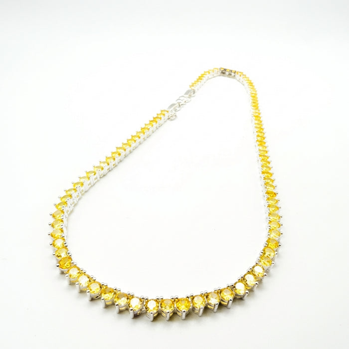 Collar Gotas de Luz circones amarillos