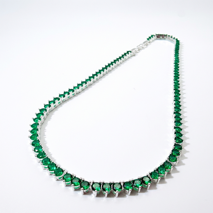 Collar Gotas de Luz circones verdes