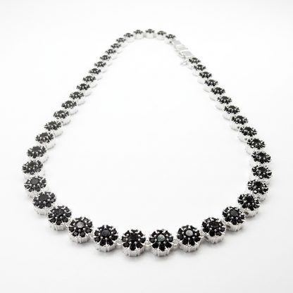 Collar Glam circones negros