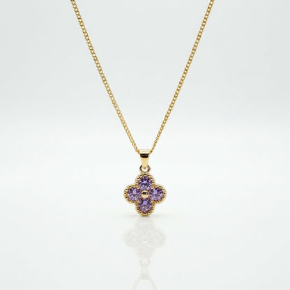 Cadena florece Aurora oro