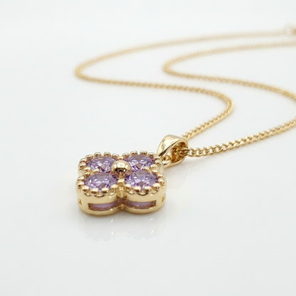 Cadena florece Aurora oro