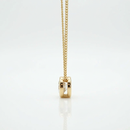 Cadena destello oro