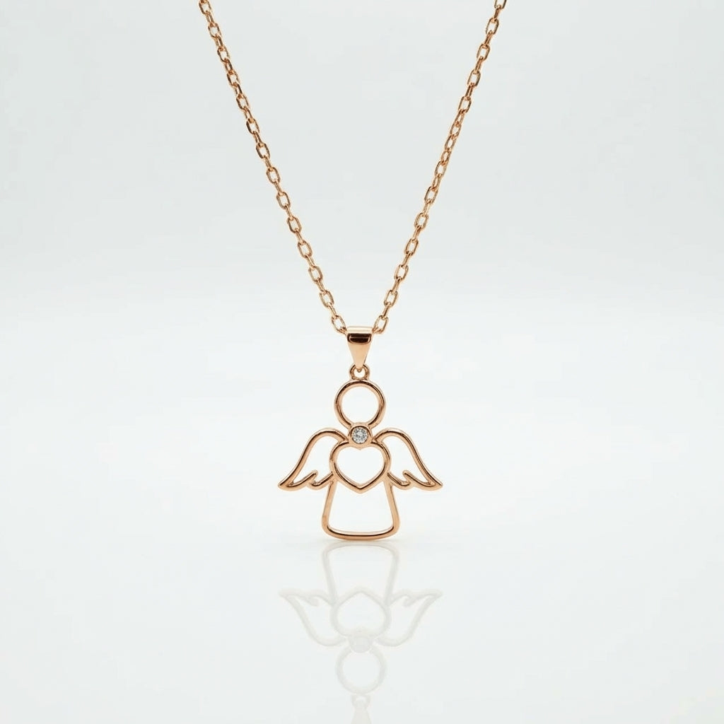 Cadena Ángel de Luz - Oro Rosa