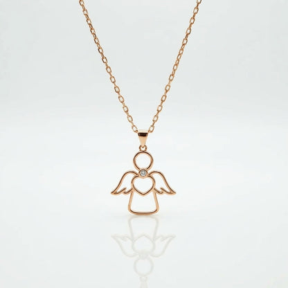 Cadena Ángel de Luz - Oro Rosa