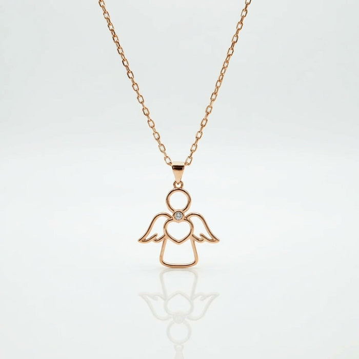 Cadena Ángel de Luz - Oro Rosa