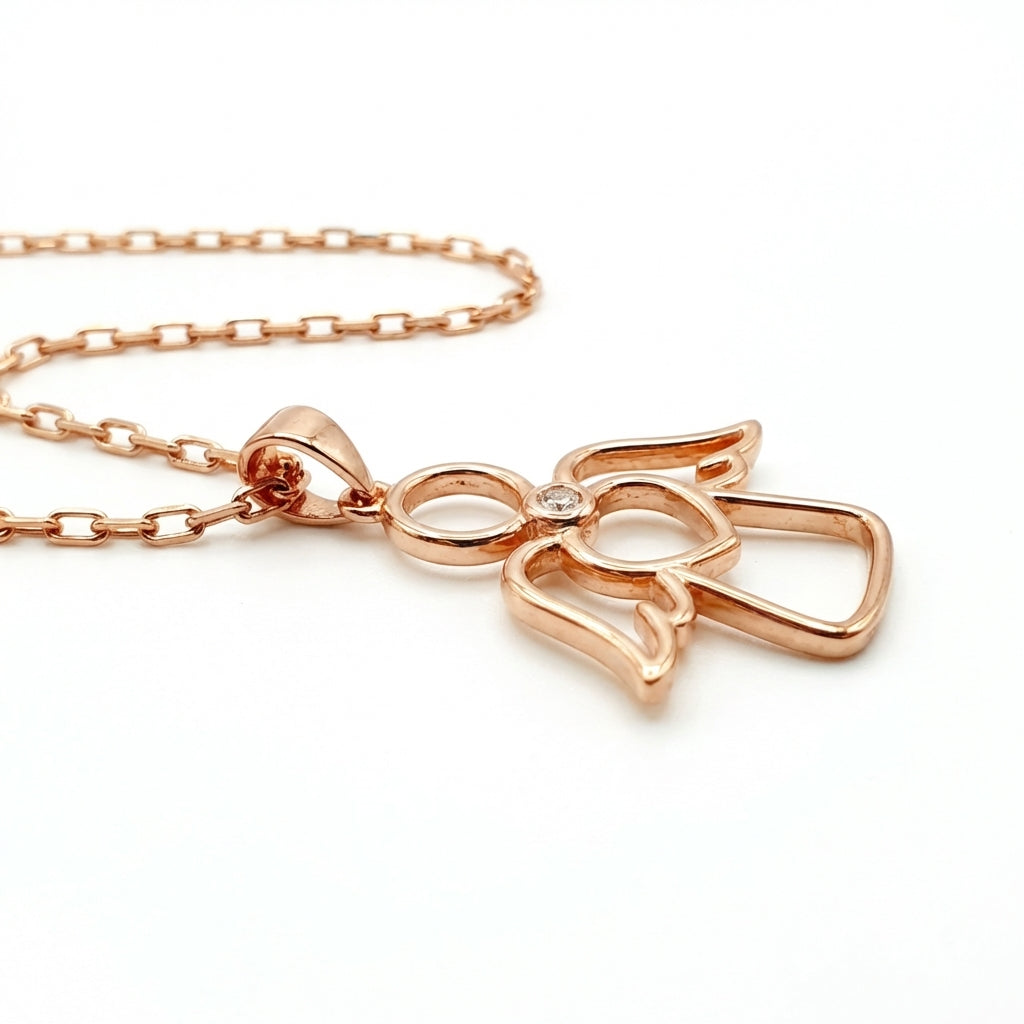 Cadena Ángel de Luz - Oro Rosa