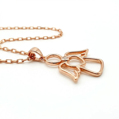 Cadena Ángel de Luz - Oro Rosa