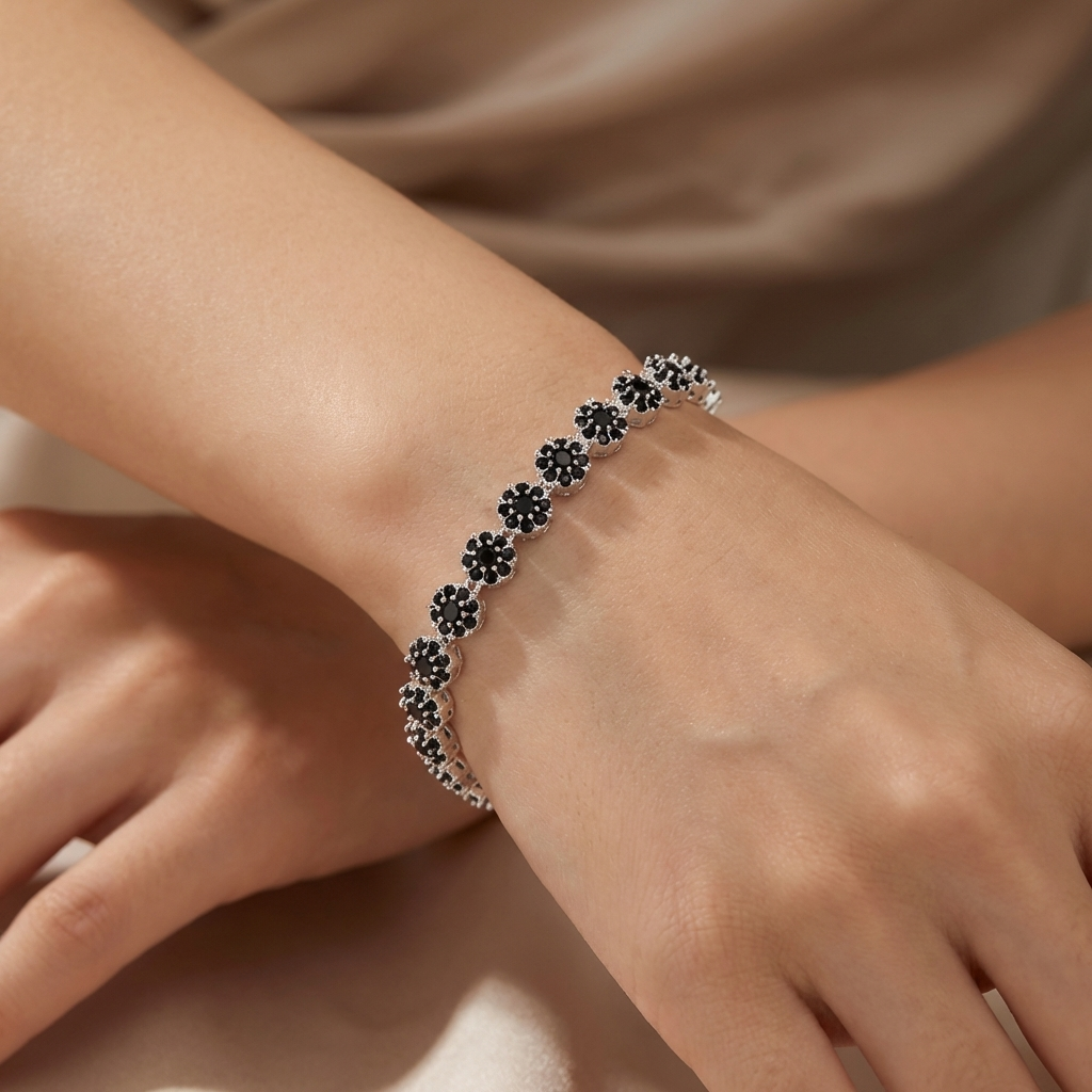 pulsera  Glam circones Negros
