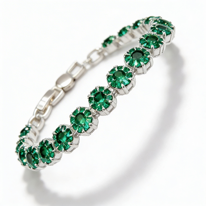 pulsera  Glam circones Verdes