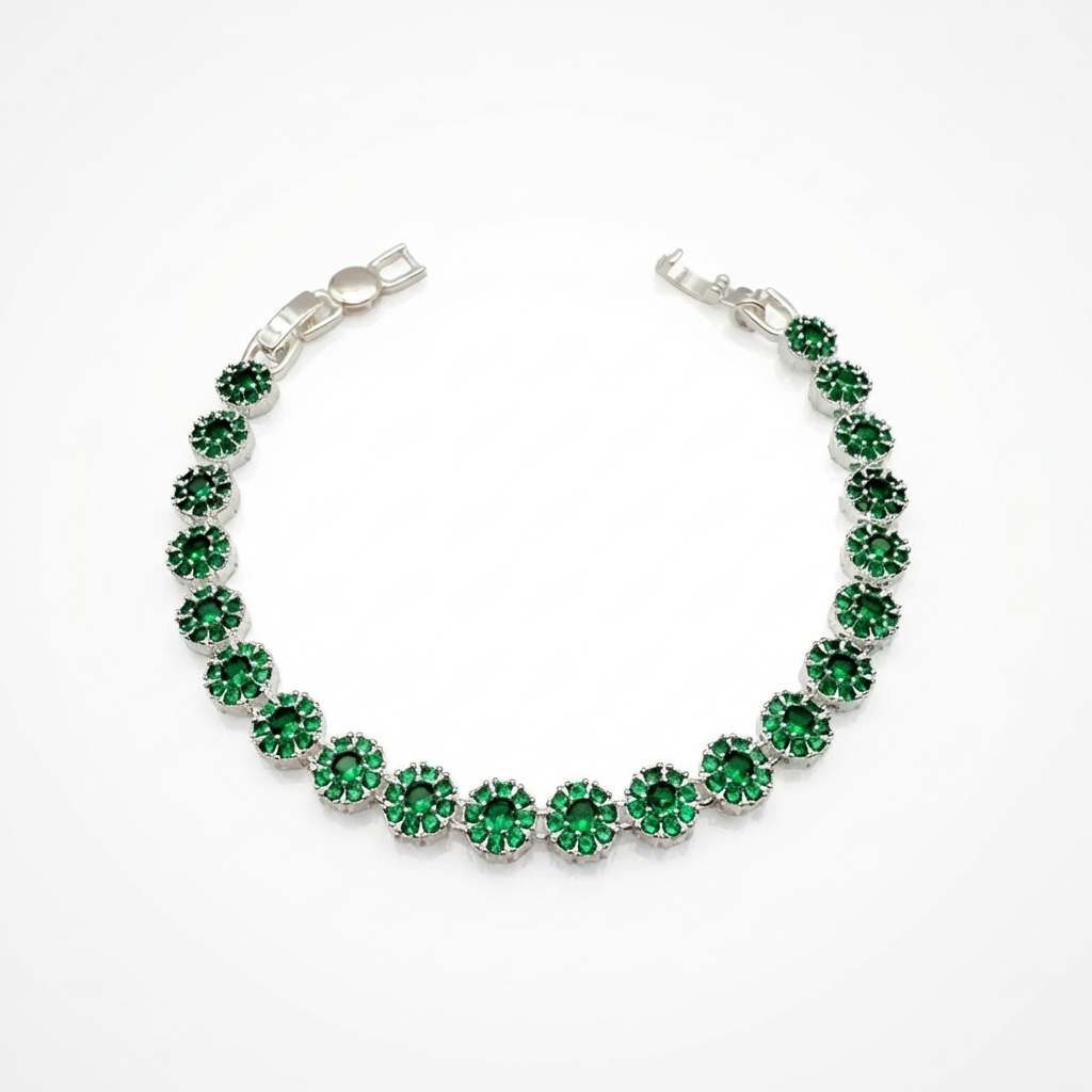 pulsera  Glam circones Verdes