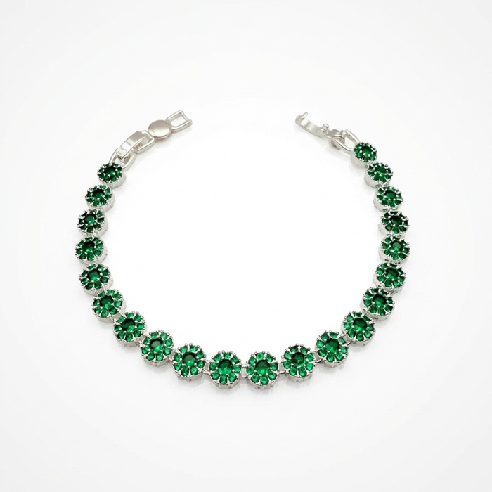 pulsera  Glam circones Verdes
