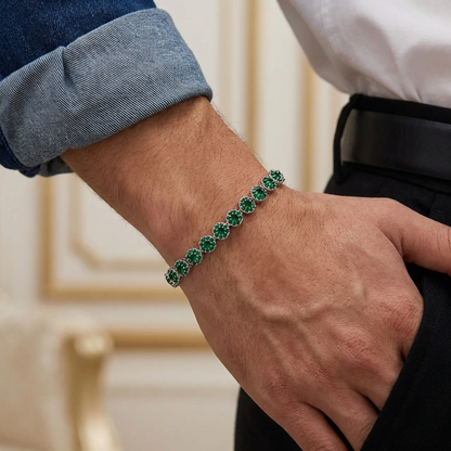pulsera  Glam circones Verdes
