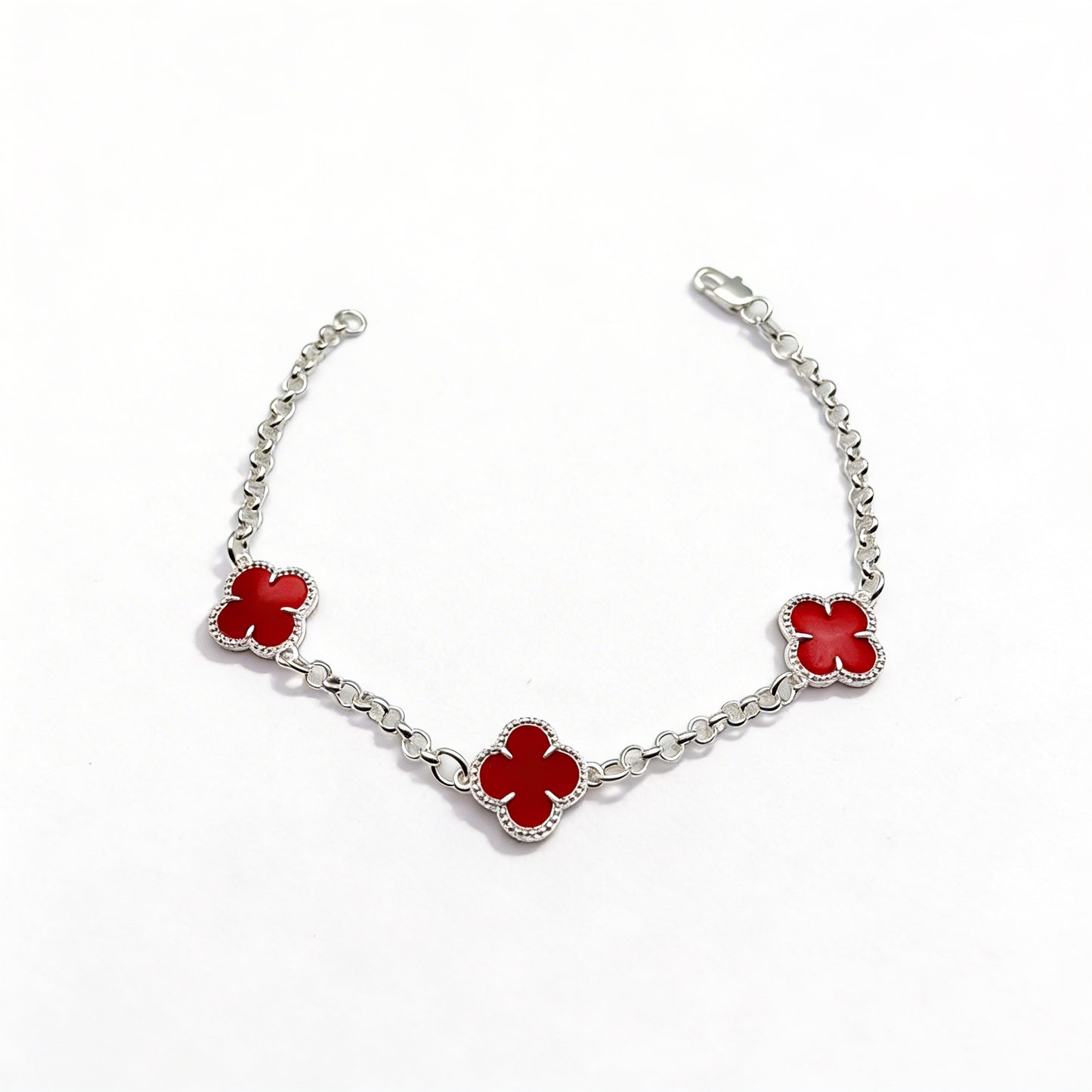 Pulsera Van Cleef Rojo