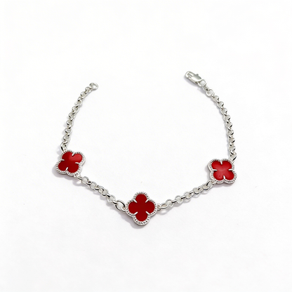 Pulsera Van Cleef Rojo