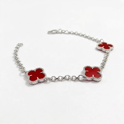 Pulsera Van Cleef Rojo