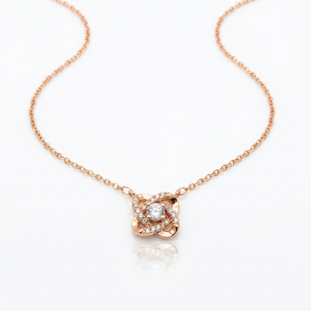Cadena Alma Oro Rosa