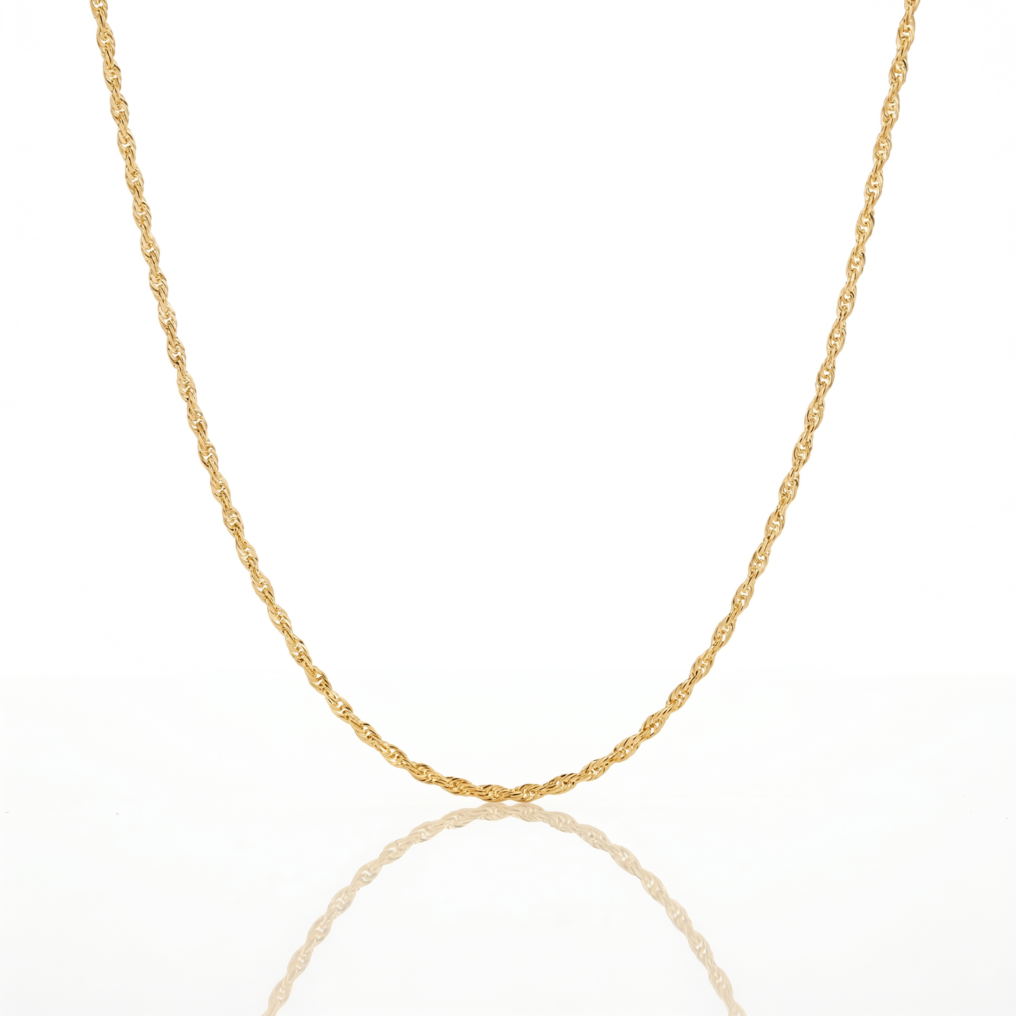 Cadena Turbillón Oro – 2 mm