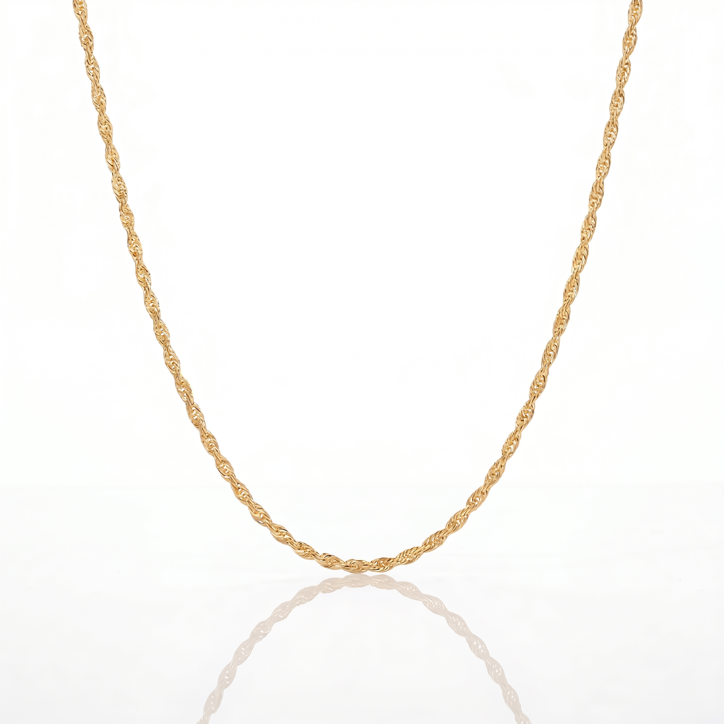 Cadena Turbillón Oro – 3 mm