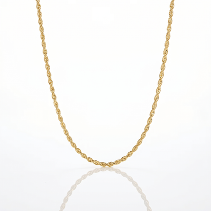 Cadena Turbillón Oro – 4 mm