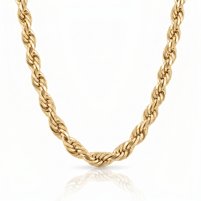 Cadena Turbillón Oro – 7 mm