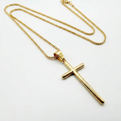 Cadena Cruz Roma Oro Goldfilled – 1,5 mm