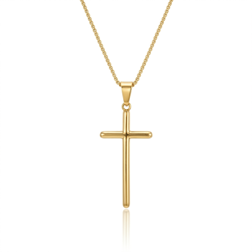 Cadena Cruz Roma Oro Goldfilled – 1,5 mm