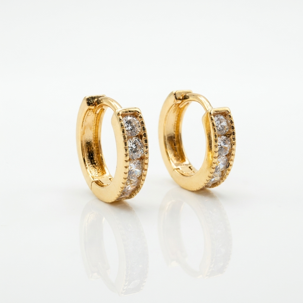Argollas Brillo Eterno - Oro Goldfilled