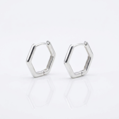 Aros Argolla Prisma Mini - Plata 925