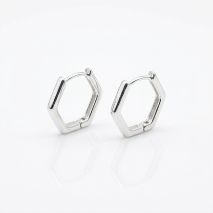 Aros Argolla Prisma Mini - Plata 925