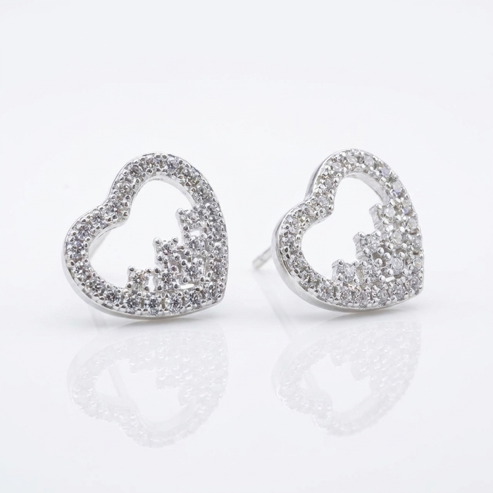 Aros Destello de Amor - Plata 925