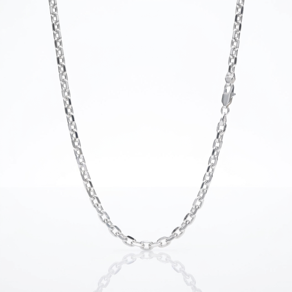 Cadena Rolo Limada Plata 925 - 5 mm