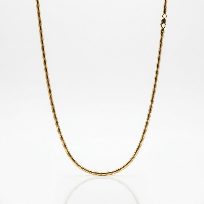 Cadena Snake Oro Goldfilled- 2mm