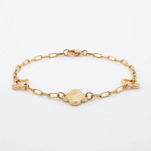 Pulsera Clover Style Oro Goldfilled
