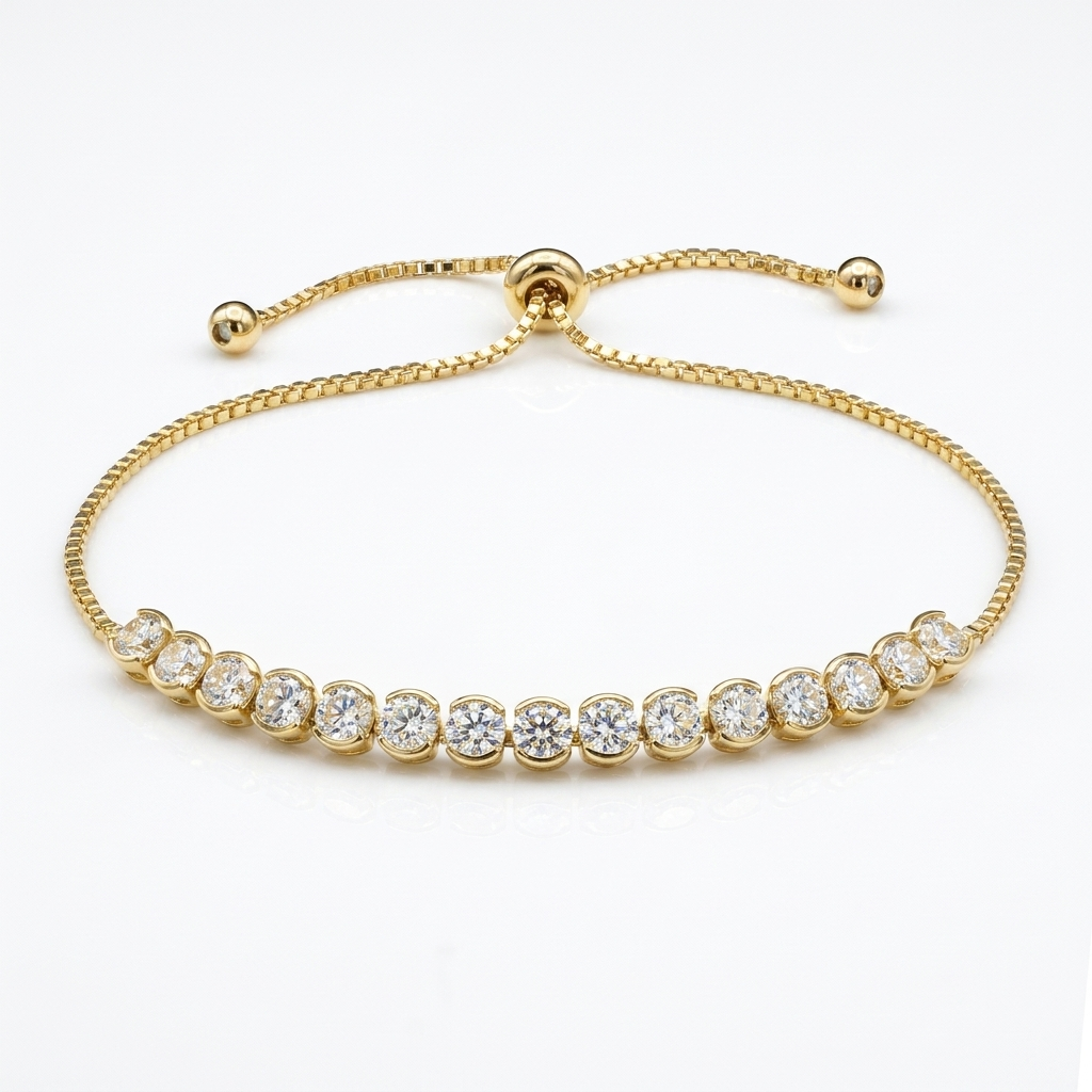 Pulsera Tennis Oro Goldfilled