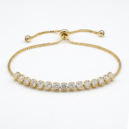 Pulsera Tennis Oro Goldfilled